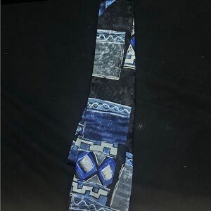 Abstract Patterned Tie-Henri Christian-#475